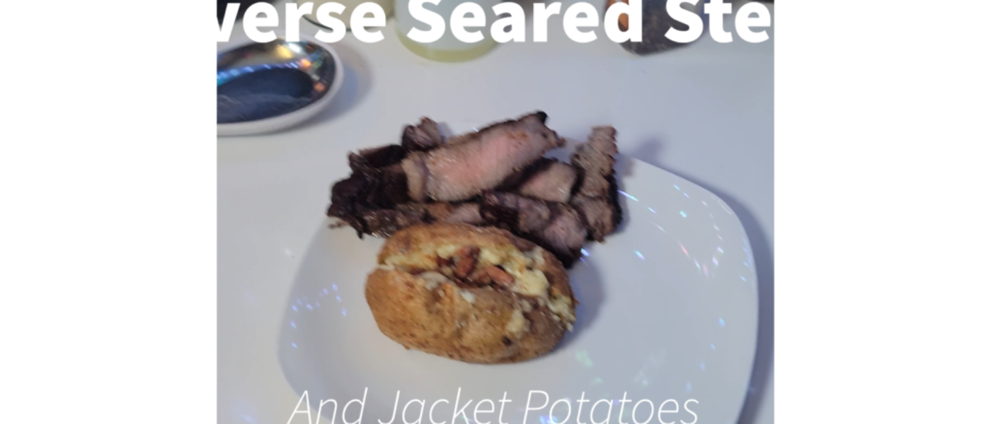 Syn Cafe: Reverse Seared Steak and Jacket Potatoes